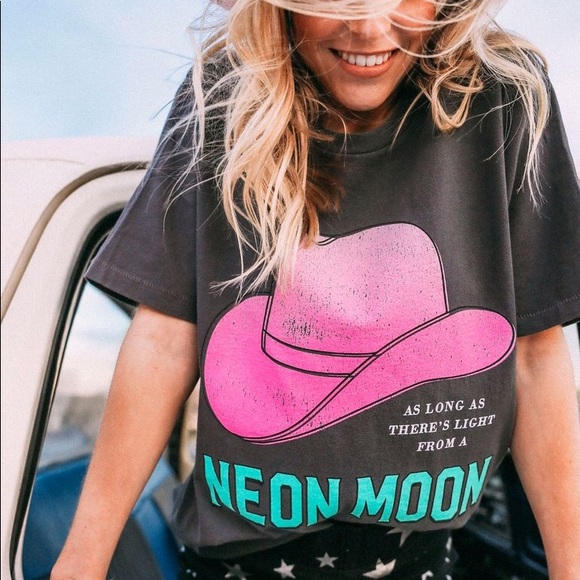 🆕 Neon Moon Graphic Tee - Picture 2 of 8